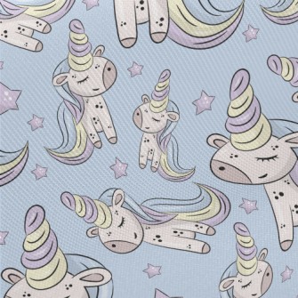 Beautiful Spotted Unicorn Midweight Cotton Poplin