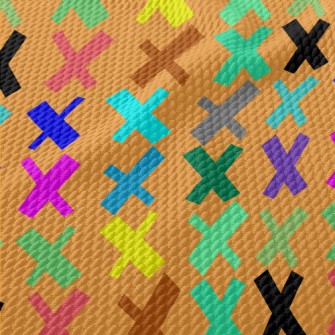 Color Irregular X Birdseye Piqué