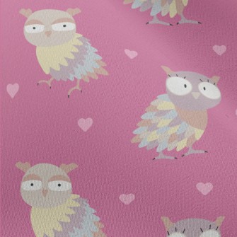 Cute Big-eyed Owl Chiffon