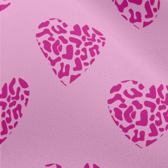 Leopard Heart Chiffon