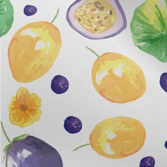 Passion Fruit And Blueberries Chiffon