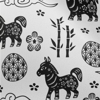 Chinese Year Of The Horse Elem Chiffon