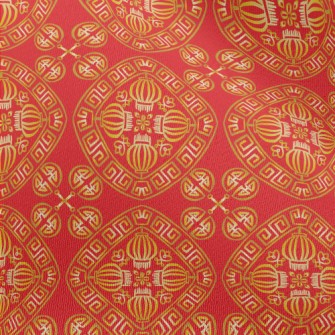 Chinese Lantern Totem Chiffon