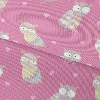 Cute Big-eyed Owl Waterproof Oxford