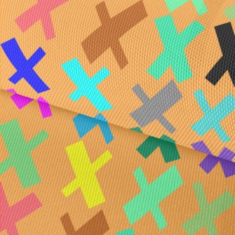 Color Irregular X Waterproof Oxford