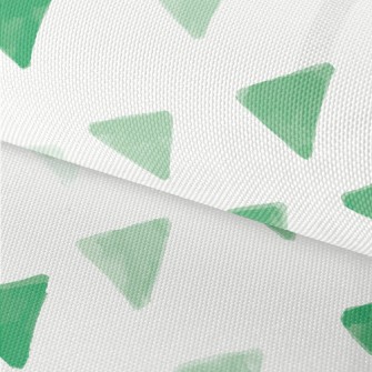 Hand Drawn Green Triangle Waterproof Oxford