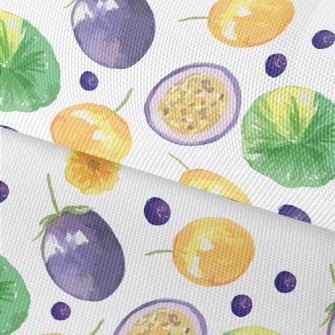 Passion Fruit And Blueberries Waterproof Oxford