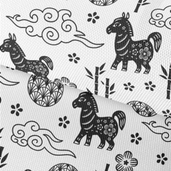 Chinese Year Of The Horse Elem Waterproof Oxford