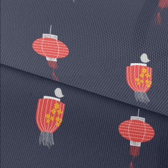 Festive Red Lanterns Waterproof Oxford