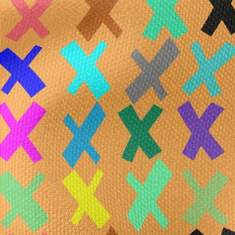 Color Irregular X Waterproof Canvas