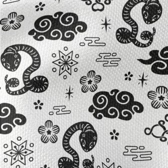 Chinese Year Of The Snake Elem Waterproof Canvas