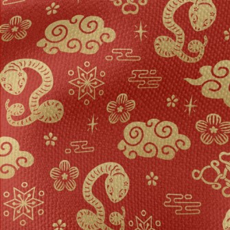 Happy Year Of The Snake Waterproof Canvas