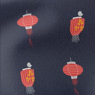Festive Red Lanterns Waterproof Canvas