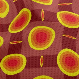 Gradient Dots Athletic Mesh Flat Back