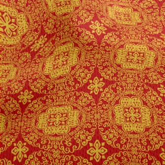 Traditional Chinese Pattern Athletic Mesh Flat Back