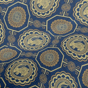 Chinese Rabbit Totem Performance Linen
