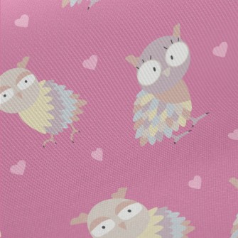 Cute Big-eyed Owl Twill