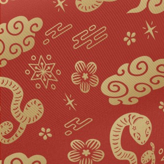 Happy Year Of The Snake Twill