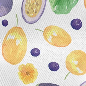 Passion Fruit And Blueberries Standard Corduroy