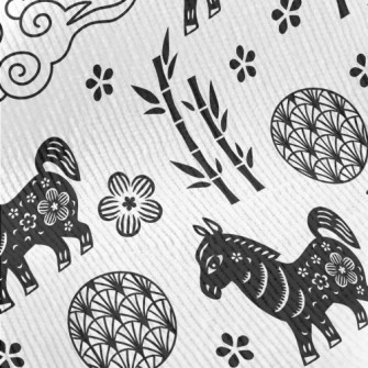 Chinese Year Of The Horse Elem Standard Corduroy