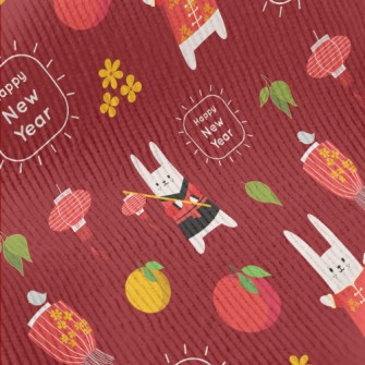 Chinese New Year Rabbit Standard Corduroy