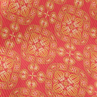 Chinese Lantern Totem Standard Corduroy
