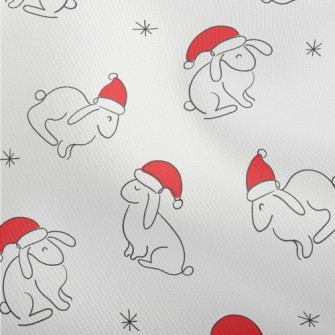Rabbit Wearing Santa Hat Dobby