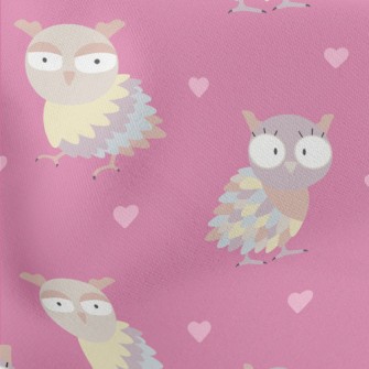Cute Big-eyed Owl Stretch Ponte