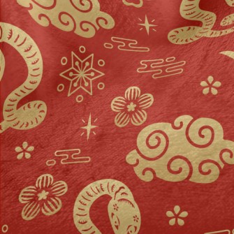 Happy Year Of The Snake Minky