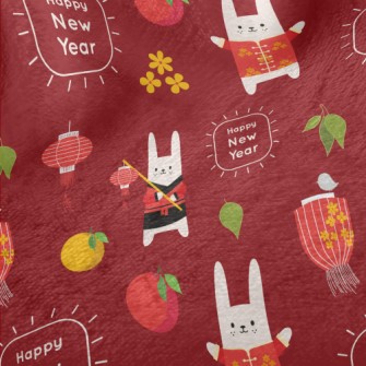 Chinese New Year Rabbit Minky