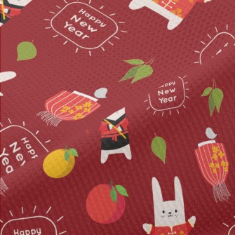 Chinese New Year Rabbit Piqué