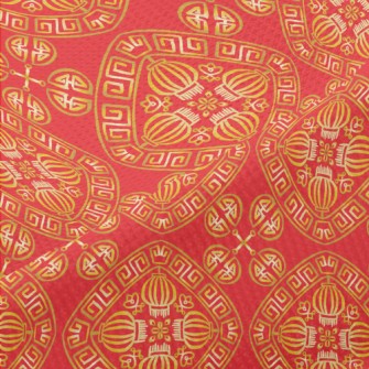 Chinese Lantern Totem Piqué
