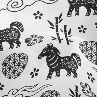 Chinese Year Of The Horse Elem Lightweight Performance Linen