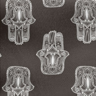 Bohemian Pattern Jersey Backed Fleece