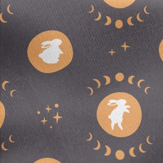 Mid-Autumn Festival Moon Rabbi Jersey Backed Fleece