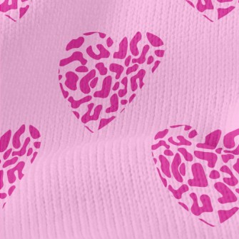 Leopard Heart Stretch Jersey