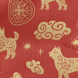 Chinese Dragon Dog Element Stretch Jersey