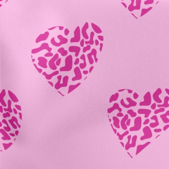 Leopard Heart Lightweight Cotton Poplin