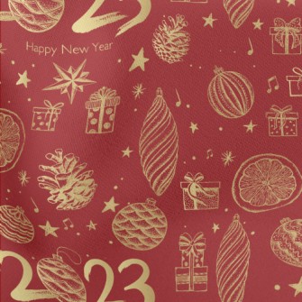 2023 New Year&#39;s Eve Party Lightweight Cotton Poplin