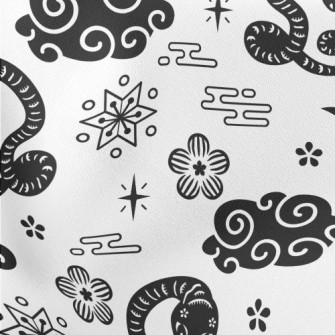 Chinese Year Of The Snake Elem Lightweight Cotton Poplin