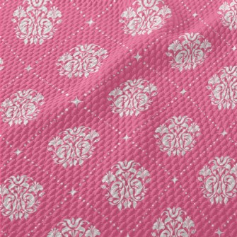 Retro Baroque Pattern Birdseye Piqué