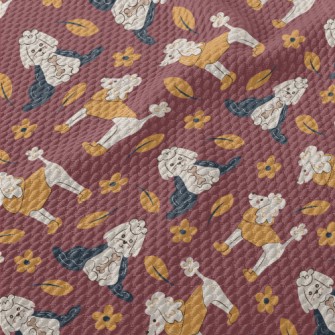 Shih Tzu Vs. Poodle Birdseye Piqué