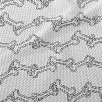 Knotted Dog Bone Birdseye Piqué