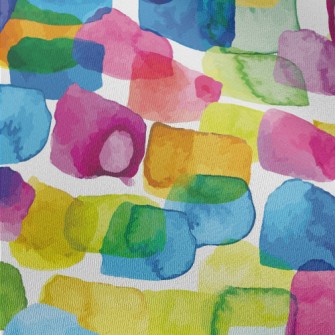 Colorful Watercolor Spots Chiffon