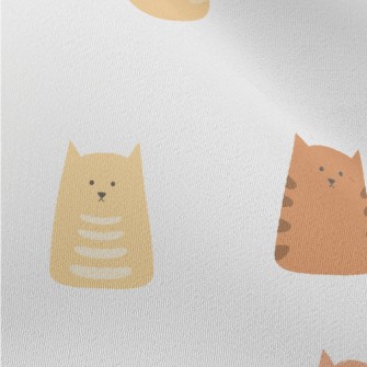 Colorful Cat Decoration Chiffon