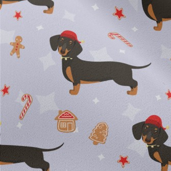 Christmas Dachshund Chiffon