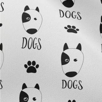 Graffiti Dalmatian Chiffon