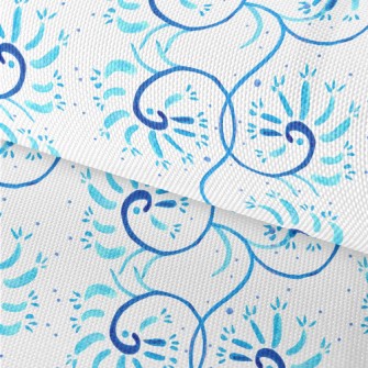 Abstract Watercolor Lines Waterproof Oxford