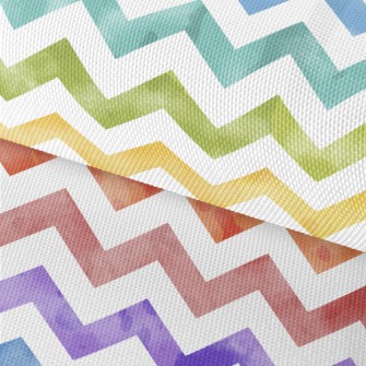 Rainbow Wave Pattern Waterproof Oxford