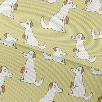 Cartoon Dog Doodle Waterproof Oxford